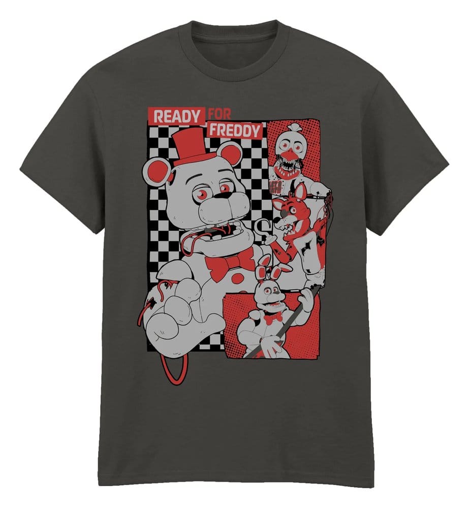 Five Nights at Freddy’s T-Shirt Collage Light Graphite Size S