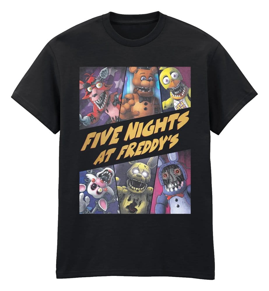 Five Nights at Freddy’s T-Shirt Withered Group Black Size XXL