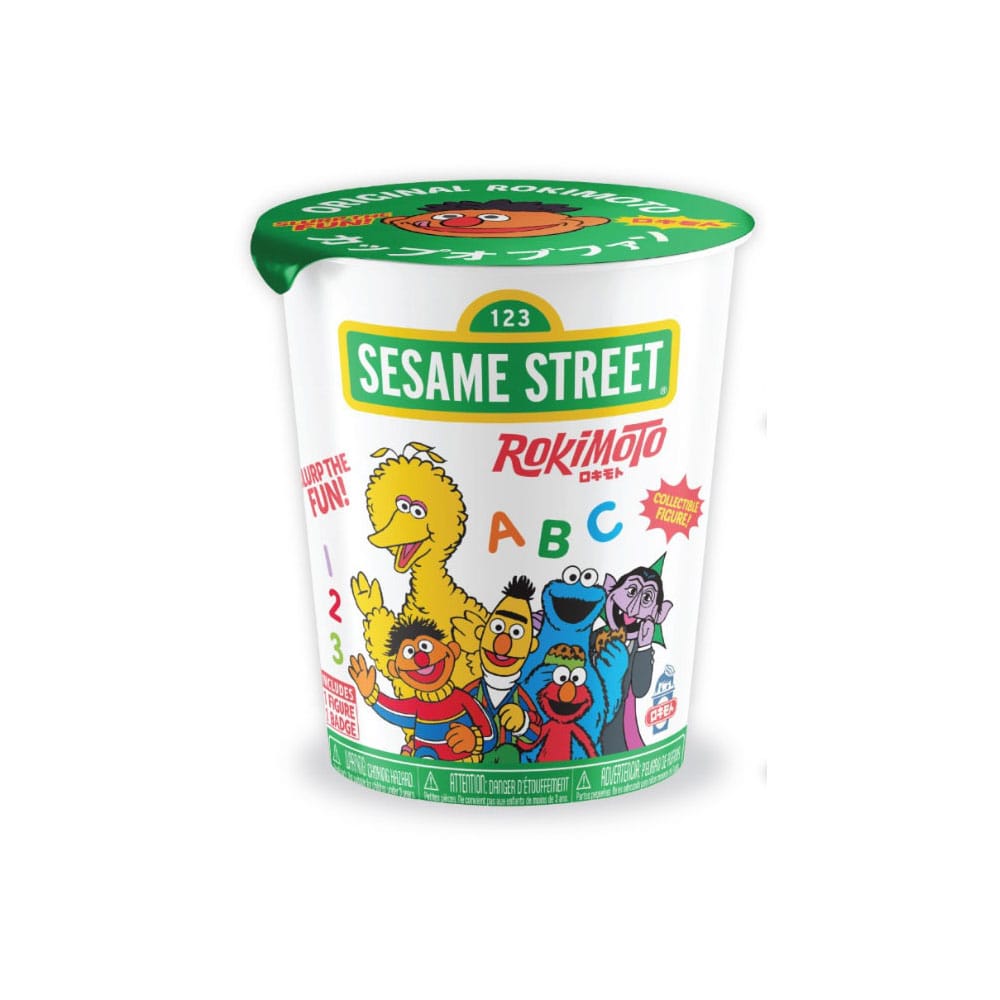 Sesame Street Rokimoto Cup of Fun Blind Box Figures 10 cm Wave 1 Display (12)