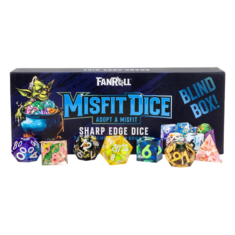 Misfit Adopt a Misfit Dice Set Blind Box Sharp Edge Dice Assortment (12)