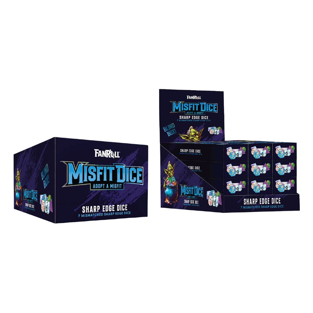 Misfit Adopt a Misfit Dice Set Blind Box Sharp Edge Dice Assortment (12)