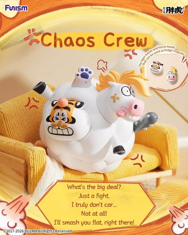 Alexander The Fat TigerBlind Box Mini Figures The Real Crazy Horse Display (8)