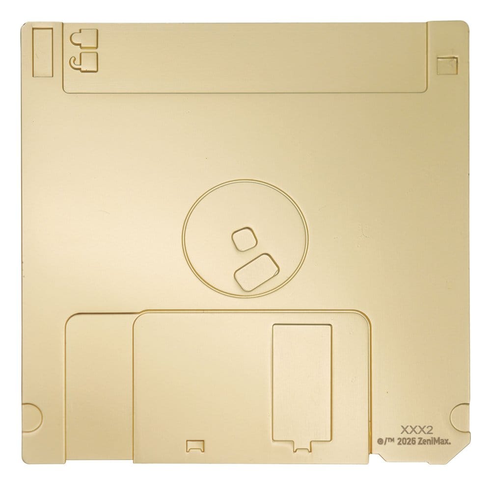 Doom Replica Floppy Disk Gold Plated Limited Edition