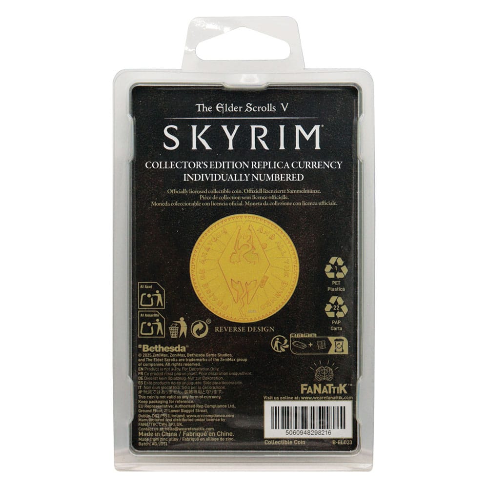 The Elder Scrolls Collectible Coin Septim Misty Gold Edition