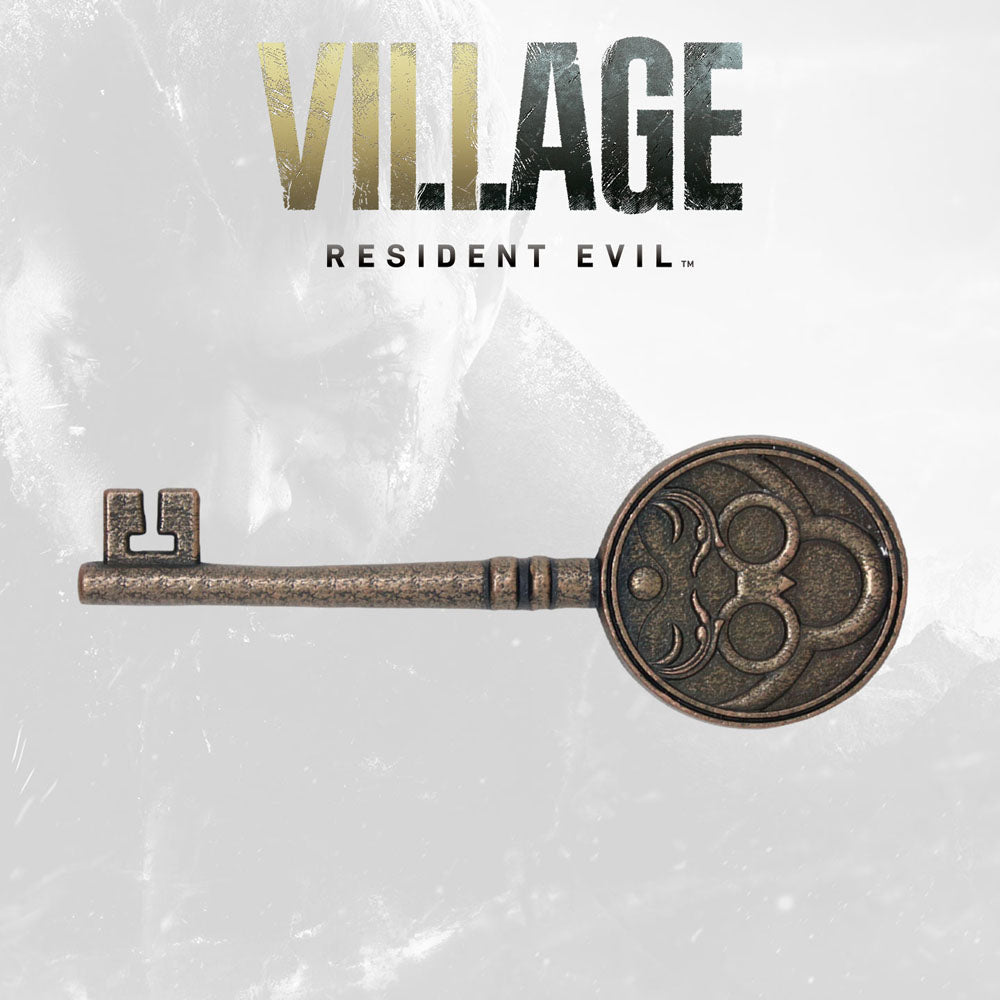 Resident Evil VIII Replica 1/1 Insignia key Limited Edition