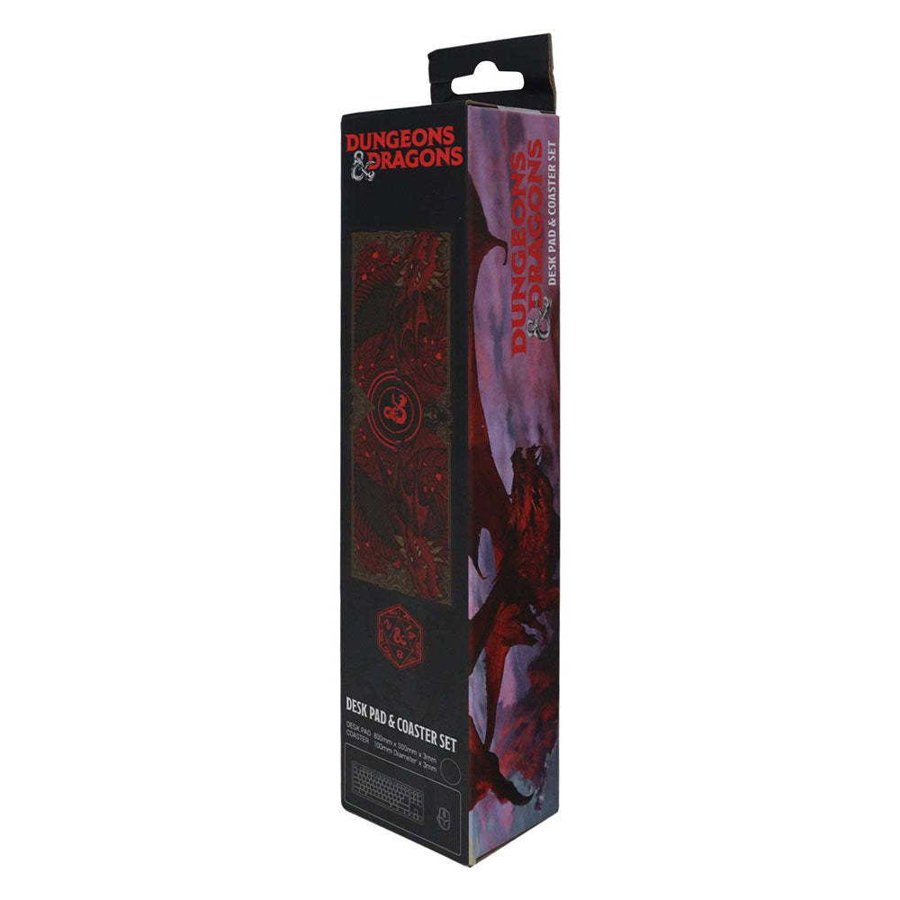 Dungeons &amp; Dragons Desk Pad &amp; Coaster Set Graphic