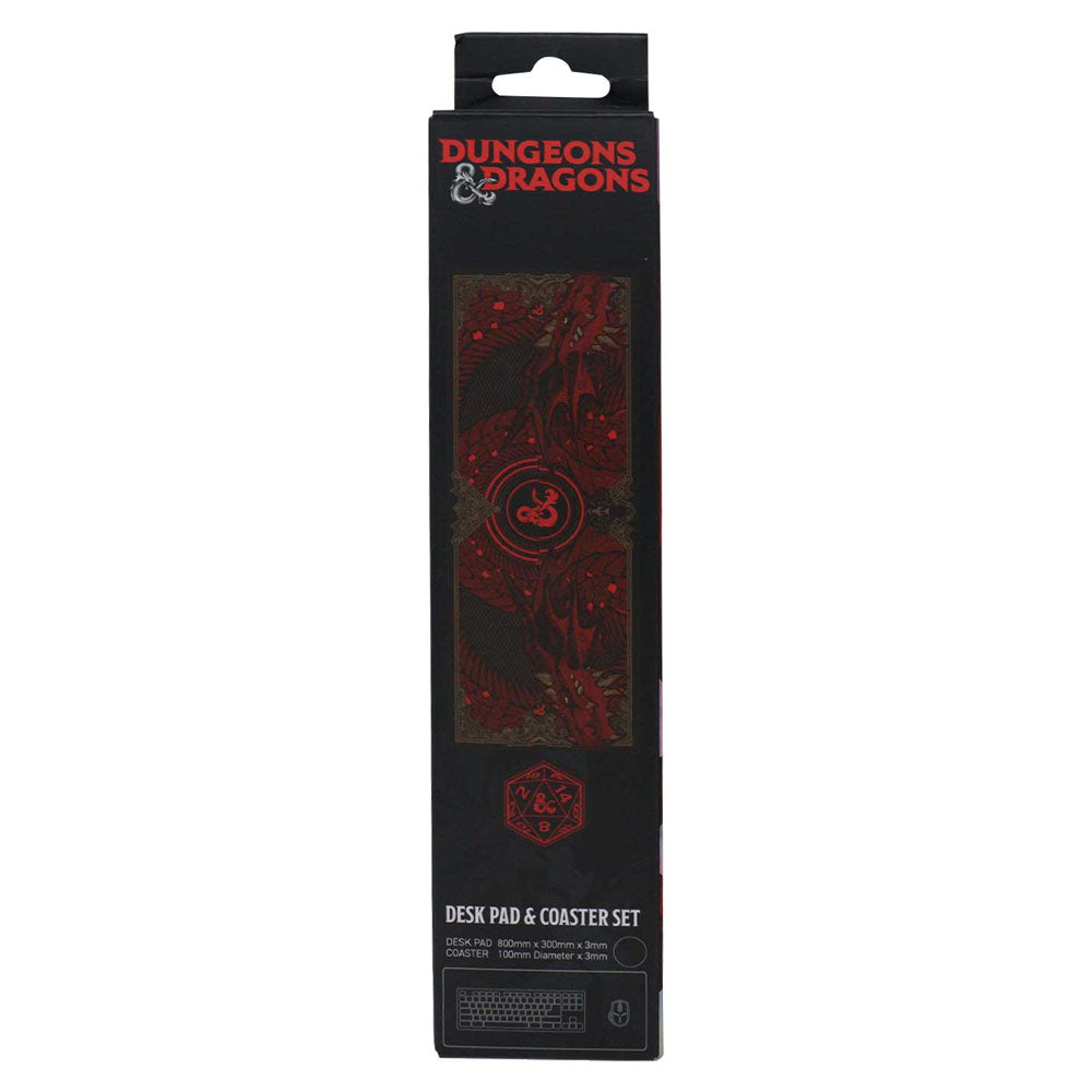 Dungeons &amp; Dragons Desk Pad &amp; Coaster Set Graphic