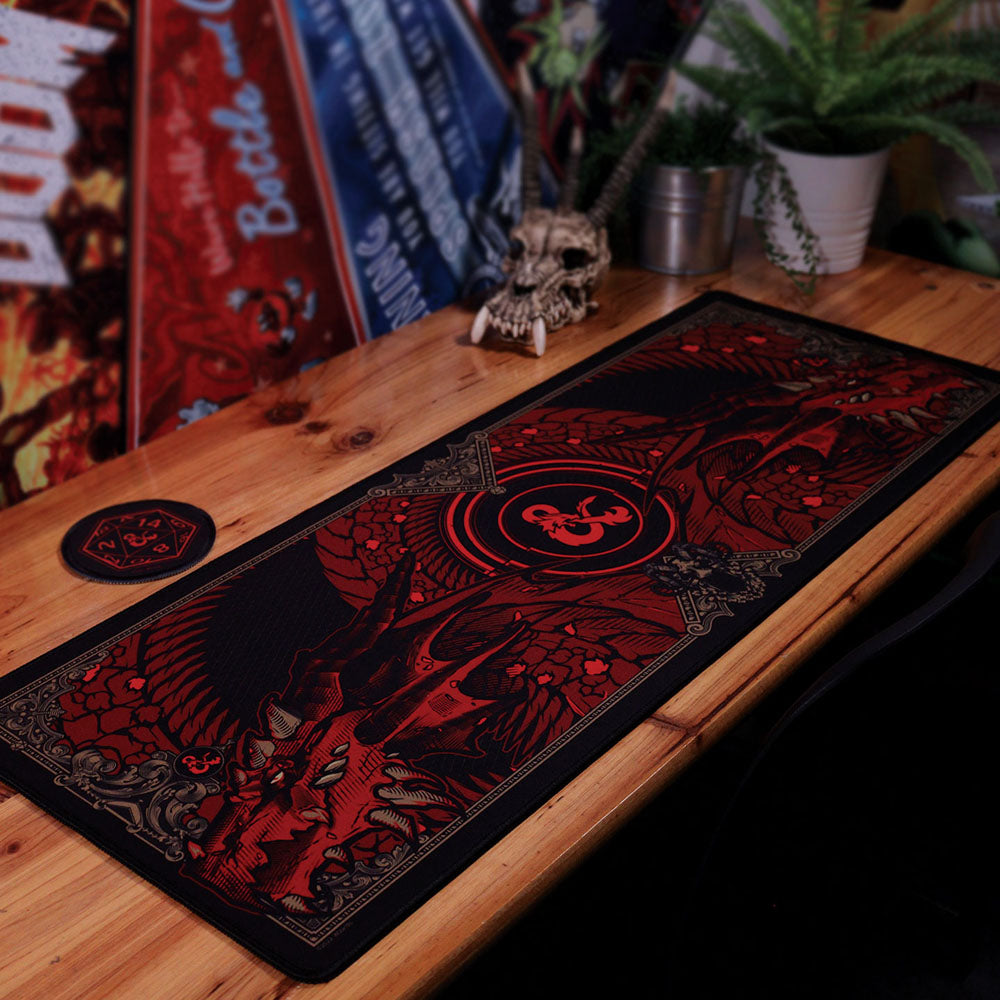 Dungeons &amp; Dragons Desk Pad &amp; Coaster Set Graphic