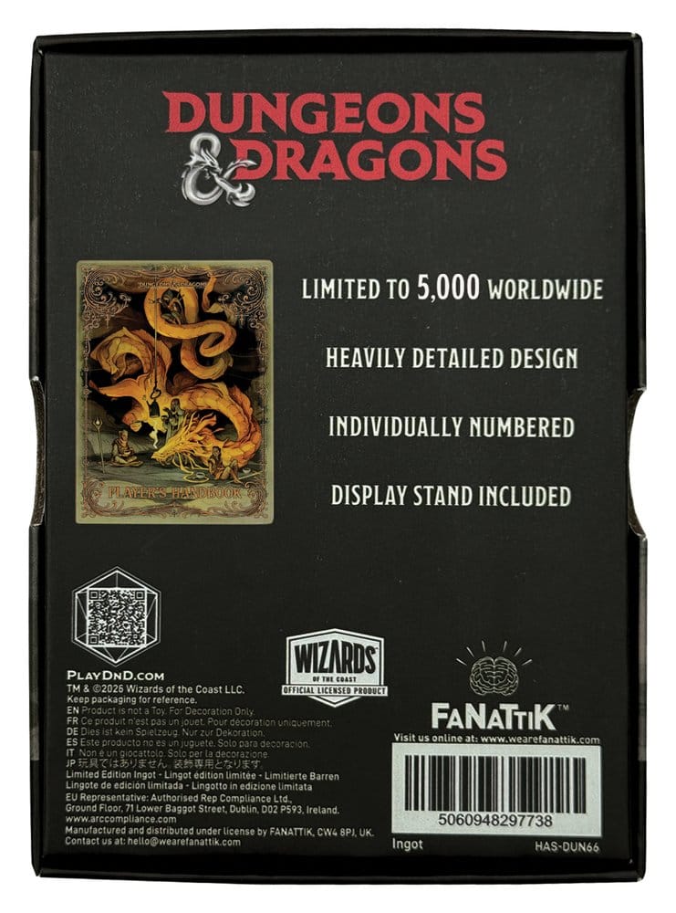 Dungeons & Dragons Ingot Player's Handbook Alternate Cover Limited Edition