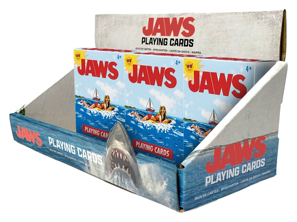 Jaws Playing Cards Display (12 Packs)
