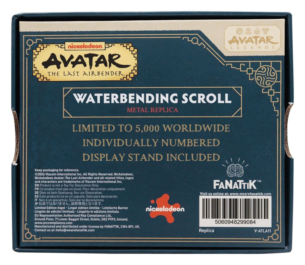 Avatar: The Last Airbender Replica Waterbending Scroll