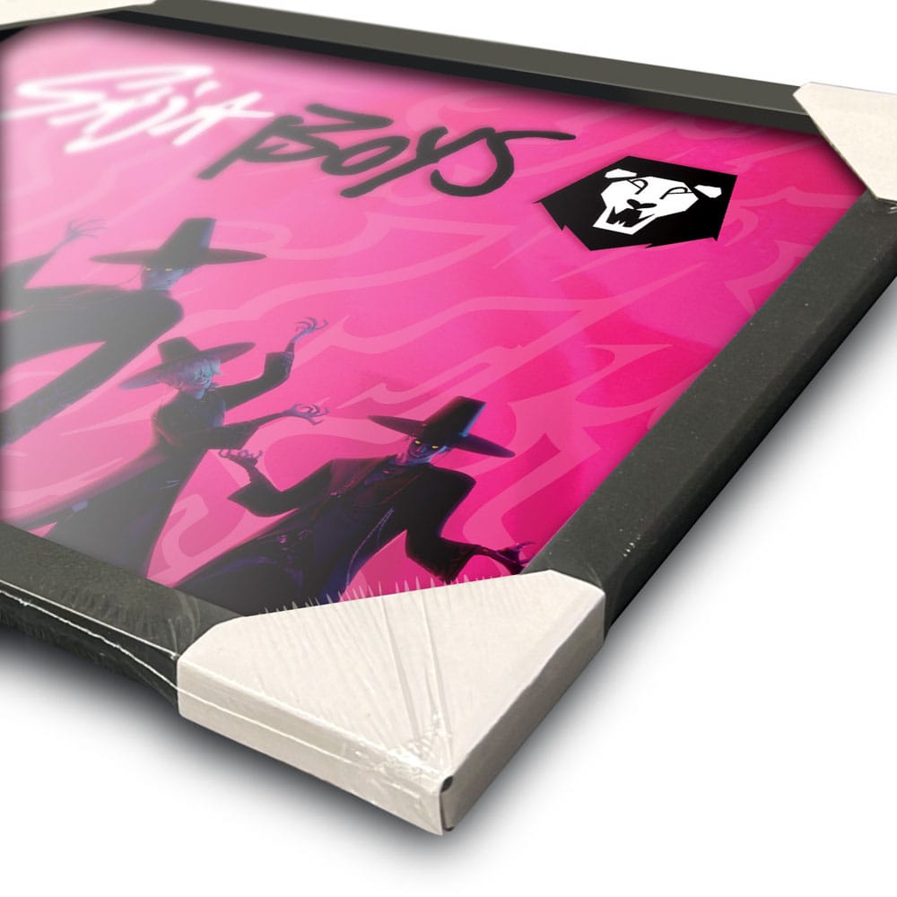 KPop Demon Hunters Collector Print Framed Poster Saja Boys Idol