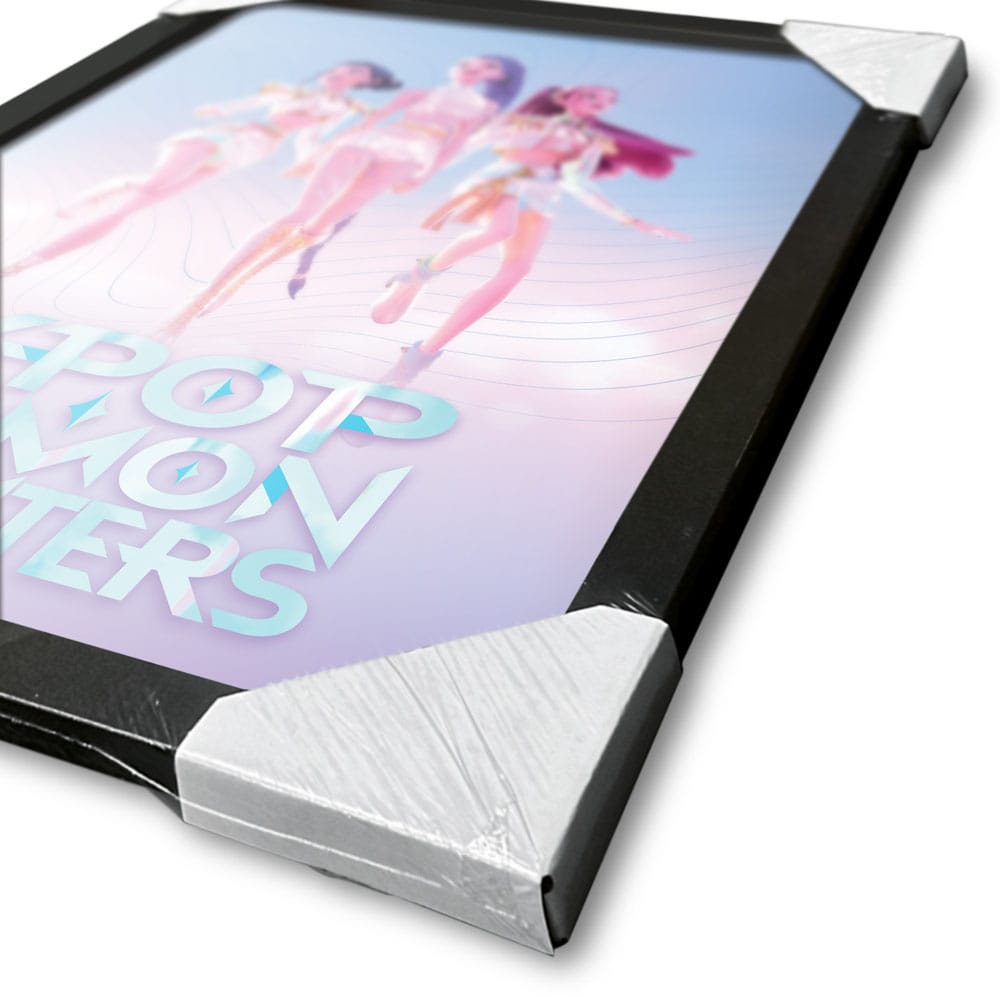 KPop Demon Hunters Collector Print Framed Poster Trio