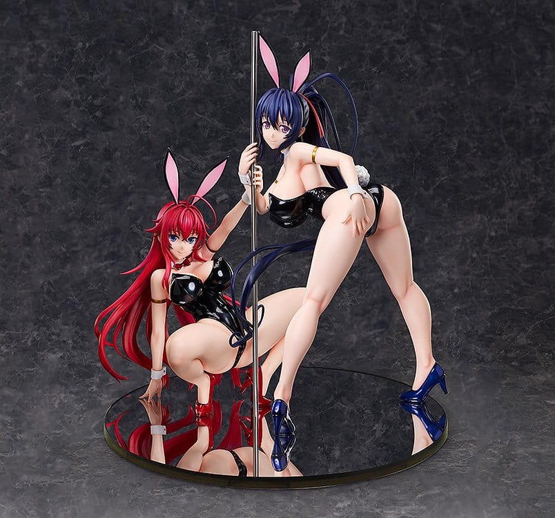 High School DxD HERO PVC Figure 1/4 Akeno Himejima: Bare Leg Bunny Ver. 2nd 41 cm