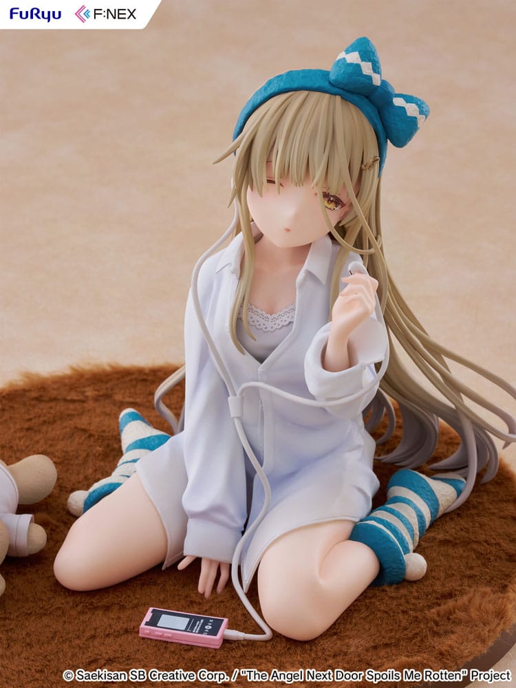 The Angel Next Door Spoils Me Rotten F:Nex PVC Statue 1/7 Mahiru Shiina Relax Ver. 14 cm