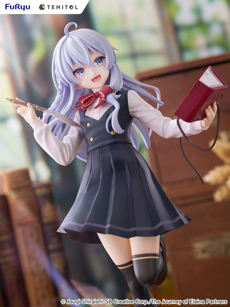 Wandering Witch: The Journey of Elaina Tenitol Tall PVC Statue Elaina School Uniform Ver. 29 cm