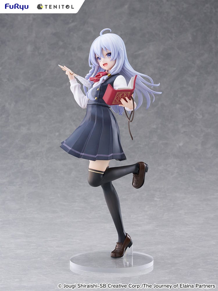 Wandering Witch: The Journey of Elaina Tenitol Tall PVC Statue Elaina School Uniform Ver. 29 cm