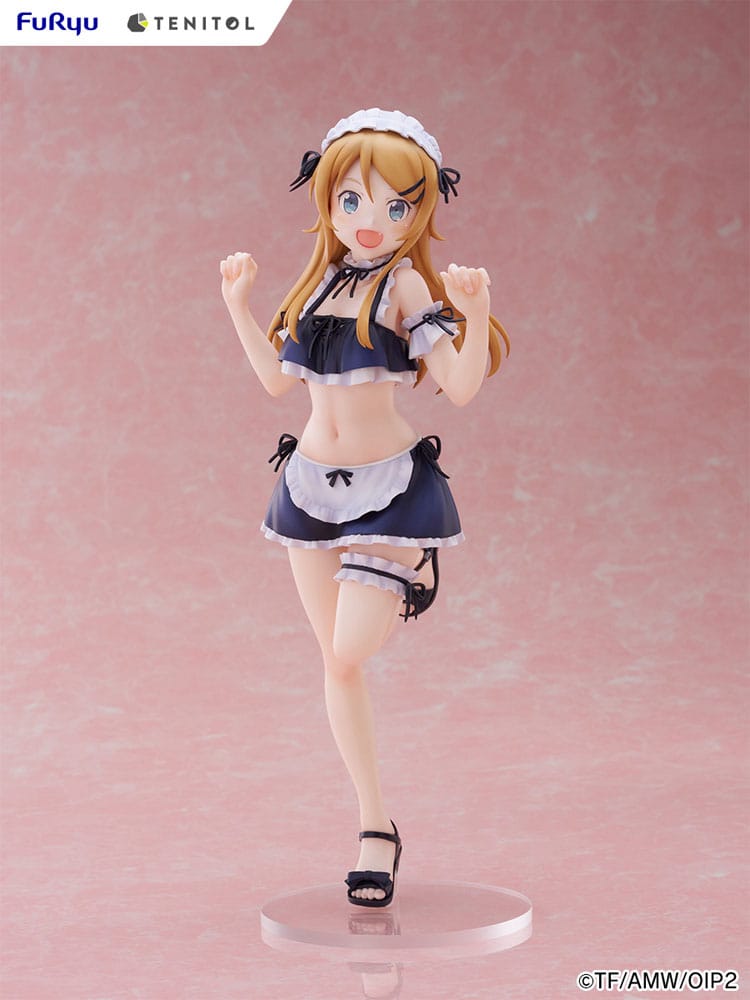 Ore no Imouto ga Konna ni Kawaii Wake ga Nai. Tenitol Tall PVC Statue Kousaka Kirino Swimsuits Maid Ver. 30 cm