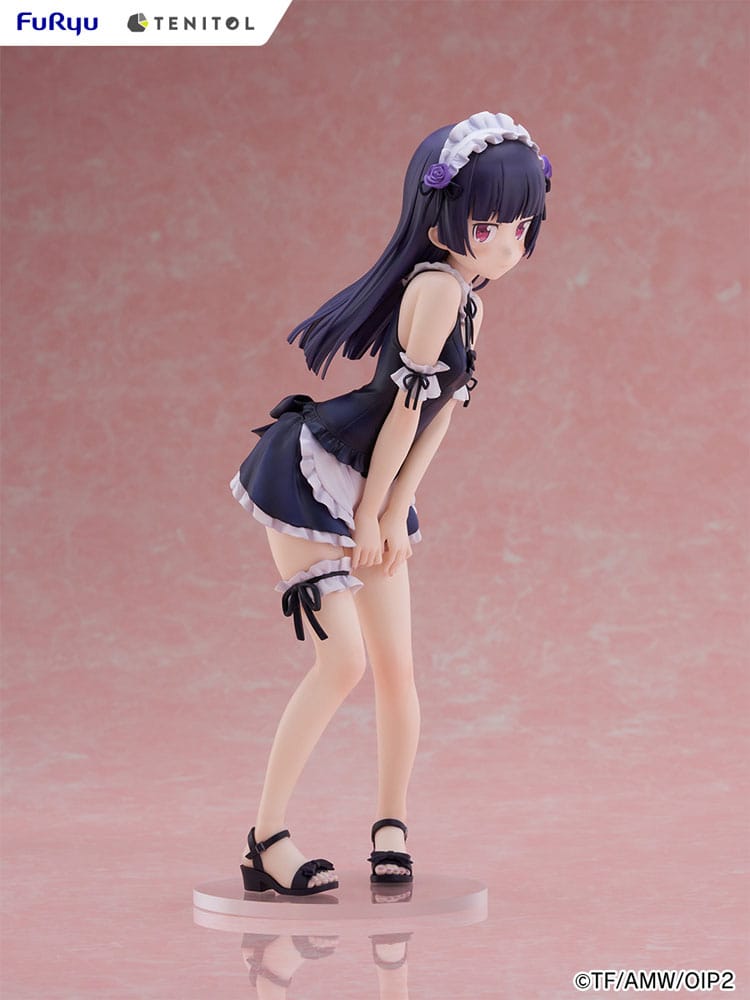 Ore no Imouto ga Konna ni Kawaii Wake ga Nai. Tenitol Tall PVC Statue Kuroneko Swimsuits Maid Ver. 27 cm