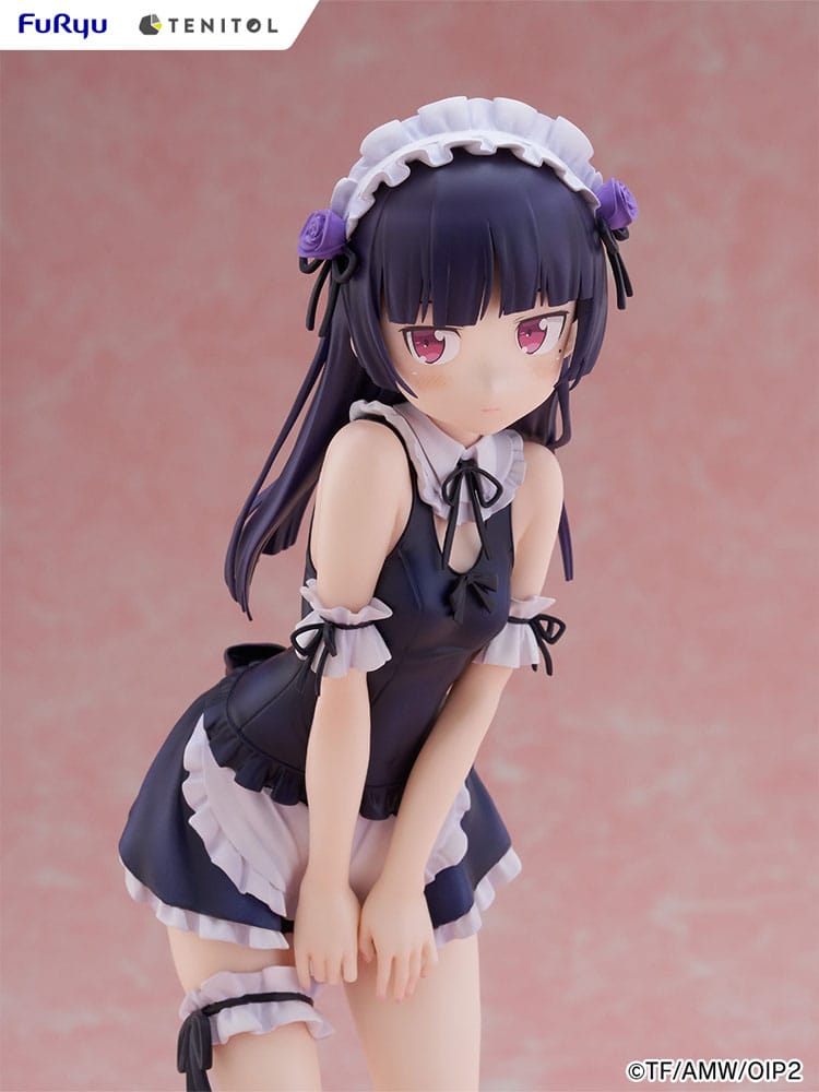 Ore no Imouto ga Konna ni Kawaii Wake ga Nai. Tenitol Tall PVC Statue Kuroneko Swimsuits Maid Ver. 27 cm