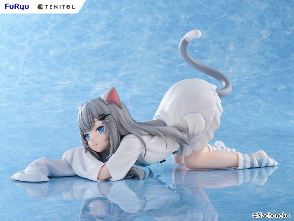 Virtual Youtuber Tenitol Big Noodle Stopper PVC Figure Nachoneko 18 cm