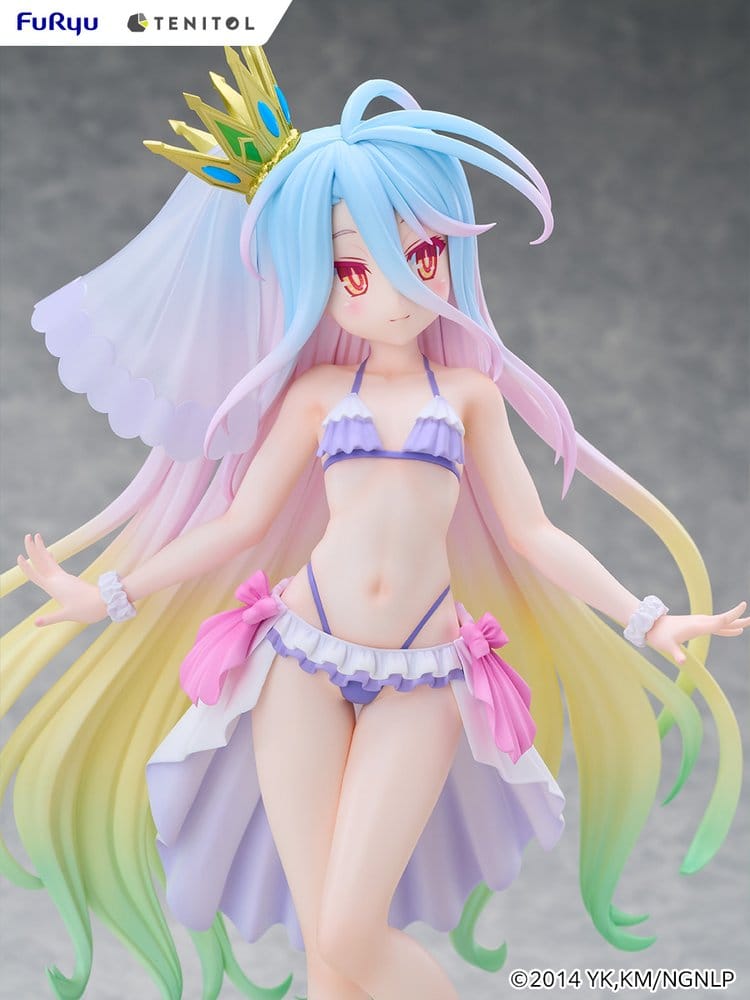 No Game No Life Tenitol Tall PVC Figure Shiro swimwear dress Ver. 29 cm