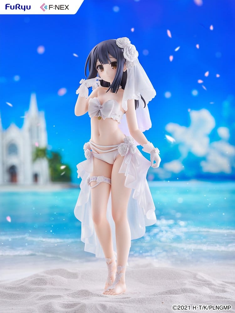 Fate/kaleid liner Prisma Illya: Licht - The Nameless Girl F:NEX PVC Figure 1/7 Miyu Edelfelt Wedding Swimsuit Ver. 21 cm