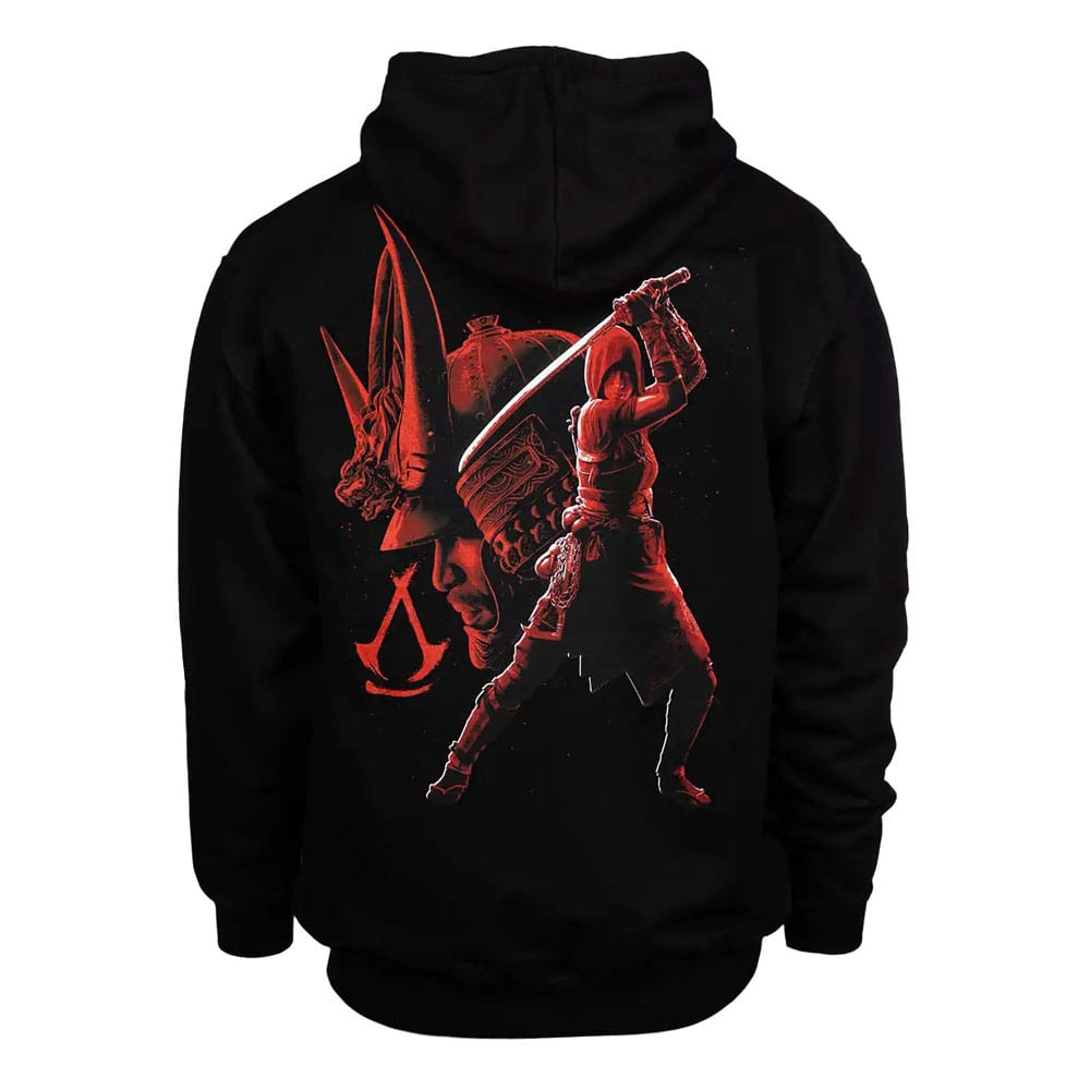 Assassin´s Creed Shadows Hooded Sweater Red & Black Size M