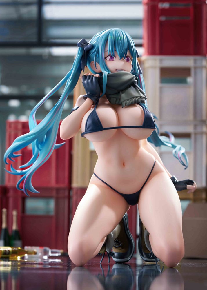 Original Illustration PVC Statue 1/7 Warehouse Aoko Illustration by FreeStyle AmiAmi Limited Edition 16 cm