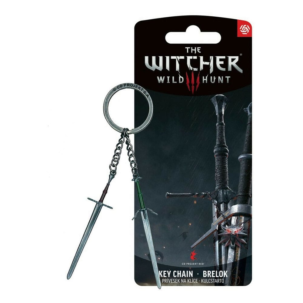 The Witcher III: Wild Hunt Keychain Geralt Two Swords