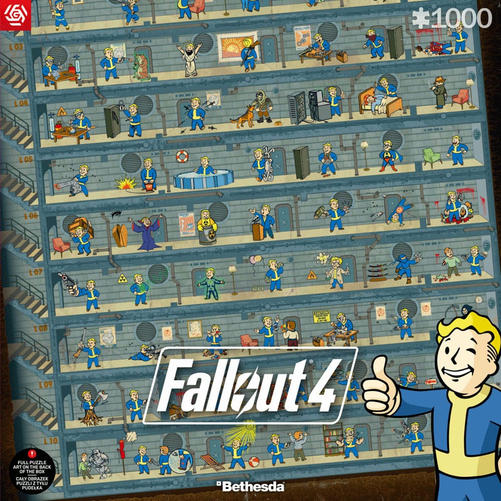 Fallout 4 Puzzle Perk Poster (1000 pieces)