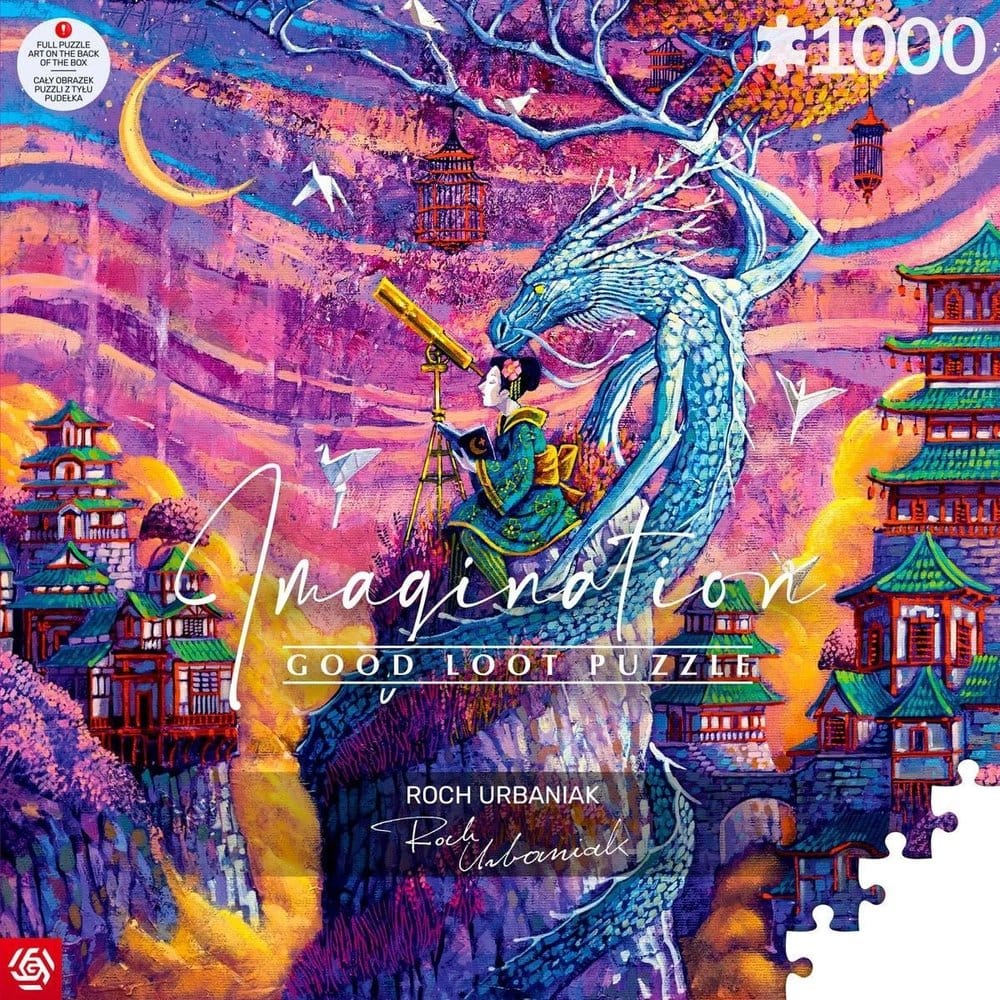 Imagination Series Puzzle Roch Urbaniak Sakura and Ryu (1000 pieces)