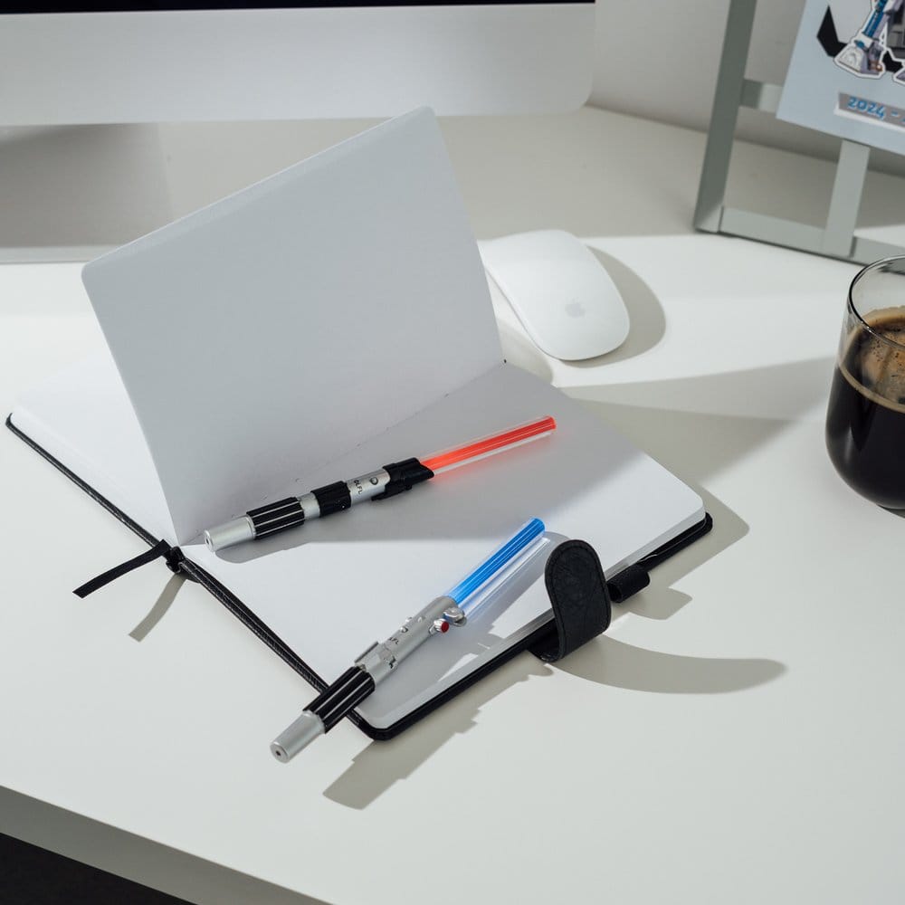 Star Wars Set of 2 Lightsaber Pens Luke Skywalker & Darth Vader