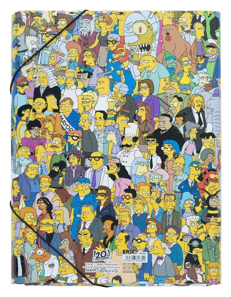 The Simpsons Elasticated Folder 34 x 26 cm