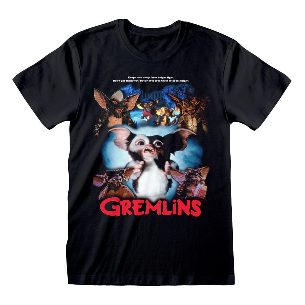 Gremlins T-Shirt Retro Poster Style  Size S