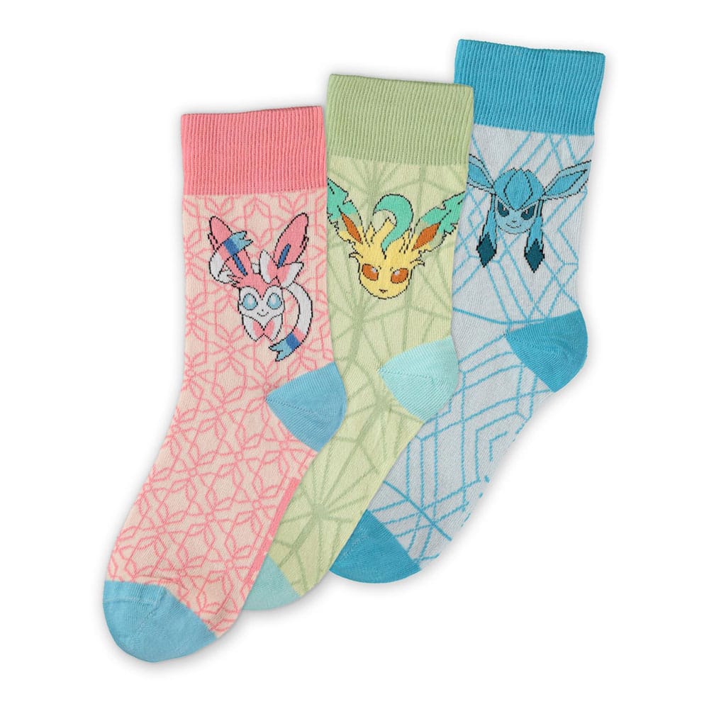 Pokémon Socks 3-Pack Eevee Evolution 3.0 35-38