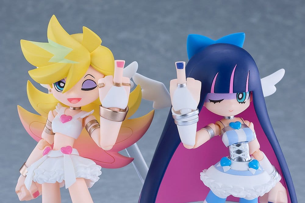 New Panty & Stocking with Garterbelt Figma Action Figures 2-Pack Panty & Stocking: Angel ver. 12 cm