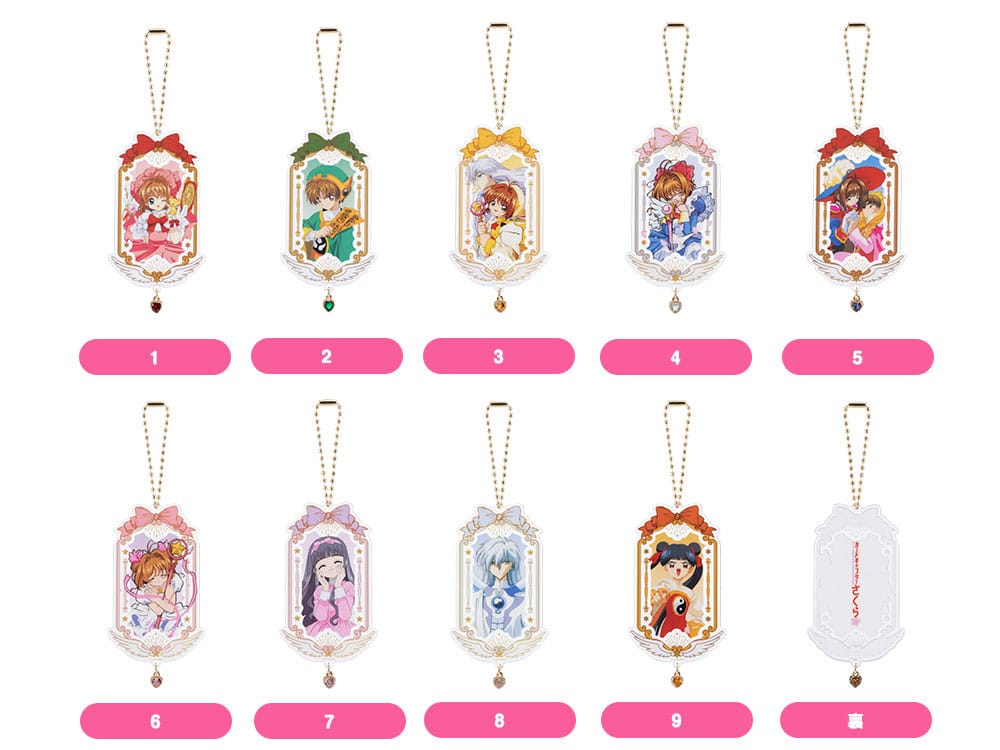 Cardcaptor Sakura Acrylic Keychain 25th Anniversary 8 cm Assortment (9)