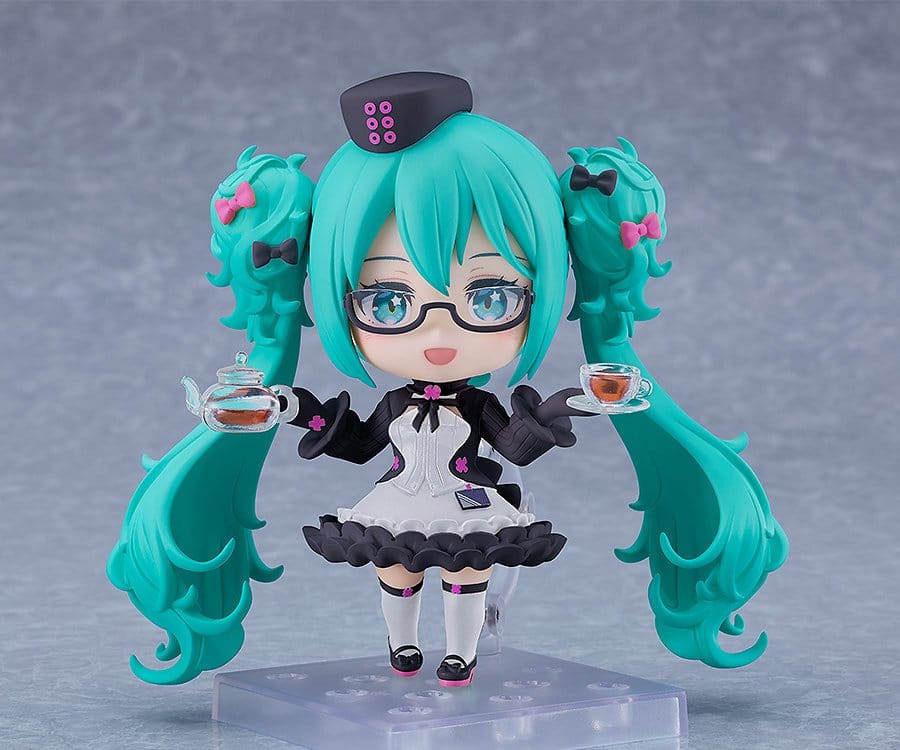 Character Vocal Series 01: Hatsune Miku Nendoroid Action Figure Hatsune Miku: Glasses x Café Ver. 10 cm