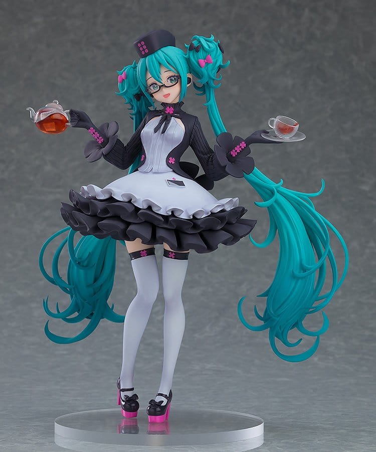 Character Vocal Series 01: Hatsune Miku Pop Up Parade Hatsune Miku: Glasses x Café Ver. 18 cm