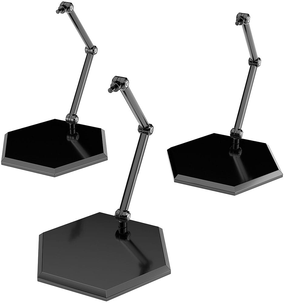 The Simple Stand Mini Nendoroid More for Mini Figures & Models Black 3-Pack