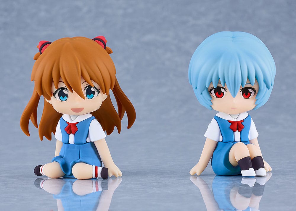 Rebuild of Evangelion Rubber Mascot Nendoroid Plus Mini Figure Asuka Shikinami Langley 8 cm