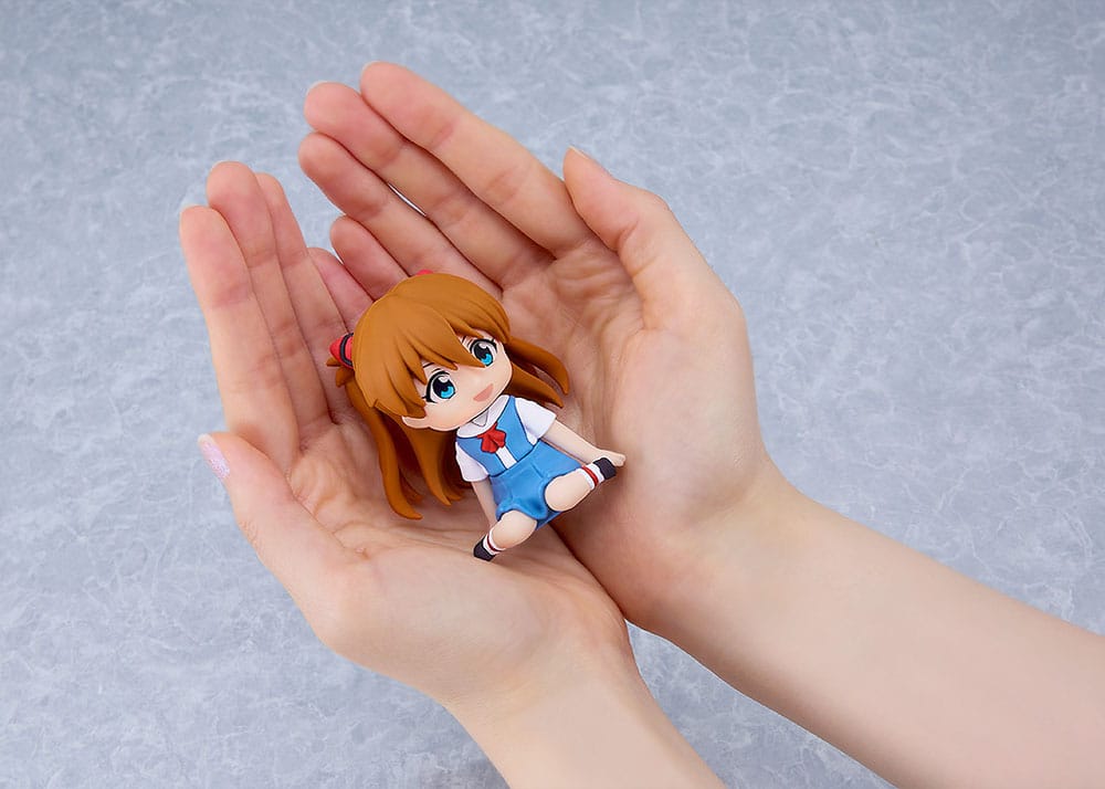 Rebuild of Evangelion Rubber Mascot Nendoroid Plus Mini Figure Asuka Shikinami Langley 8 cm