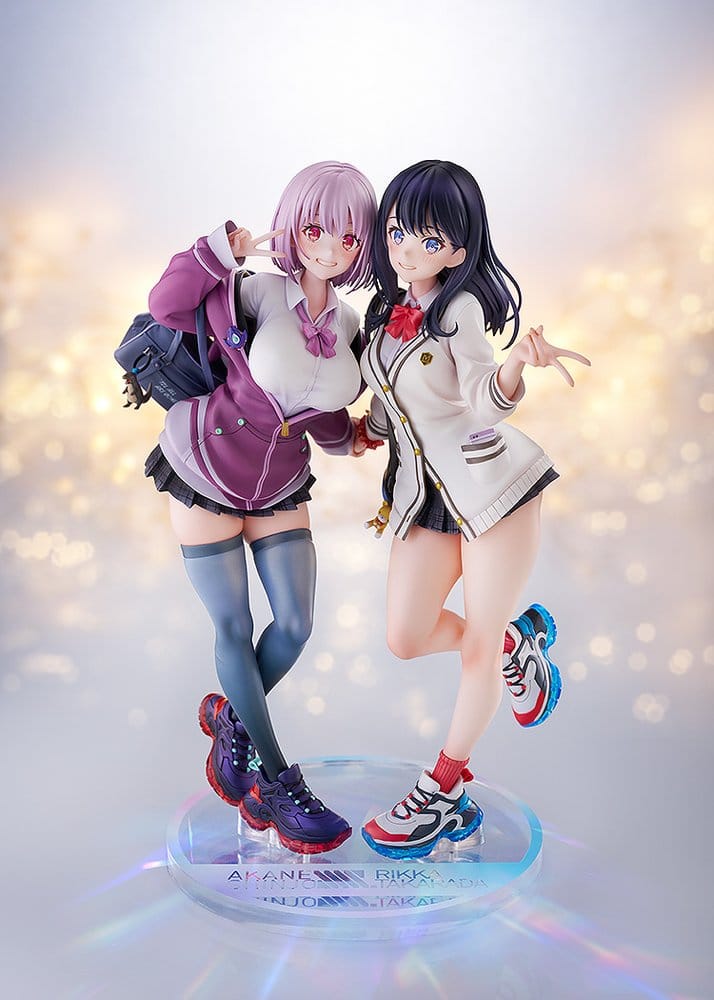 SSSS.GridmanPVC Statues 1/7 2-Pack Rikka Takarada & Akane Shinjo feat. toridamono 22 cm