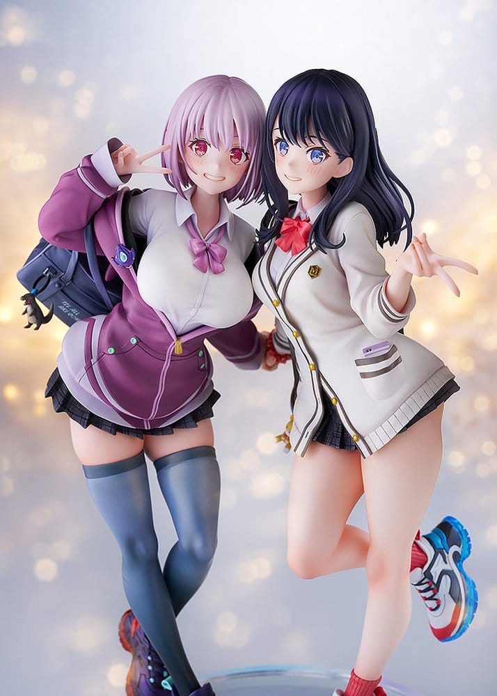 SSSS.GridmanPVC Statues 1/7 2-Pack Rikka Takarada & Akane Shinjo feat. toridamono 22 cm
