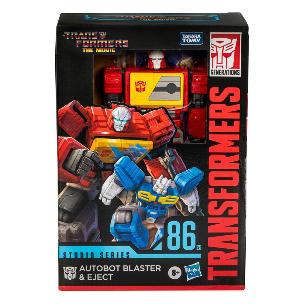 The Transformers: The Movie Generations Studio Series Voyager Class Action Figure Autobot Blaster & Eject 16 cm
