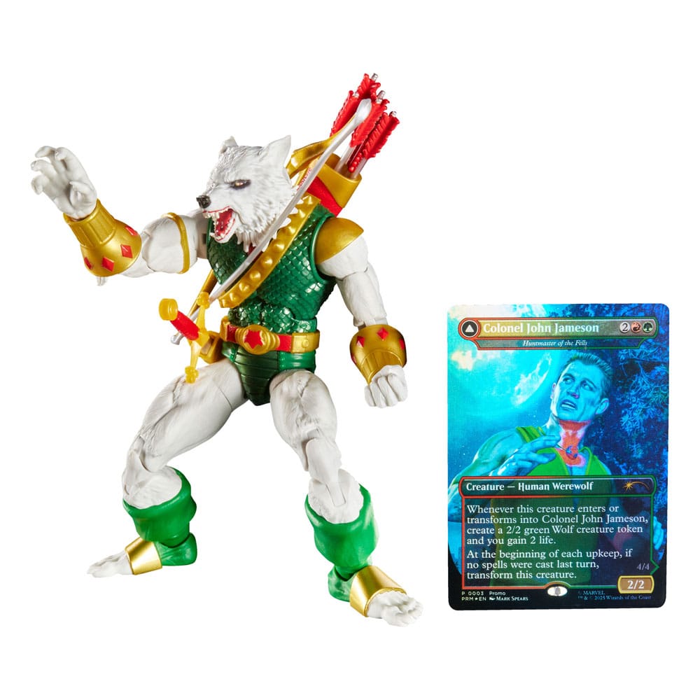 Marvel Legends Magic: The Gathering Action Figure Man-Wolf (plus Exclusive Foil Card) 15 cm