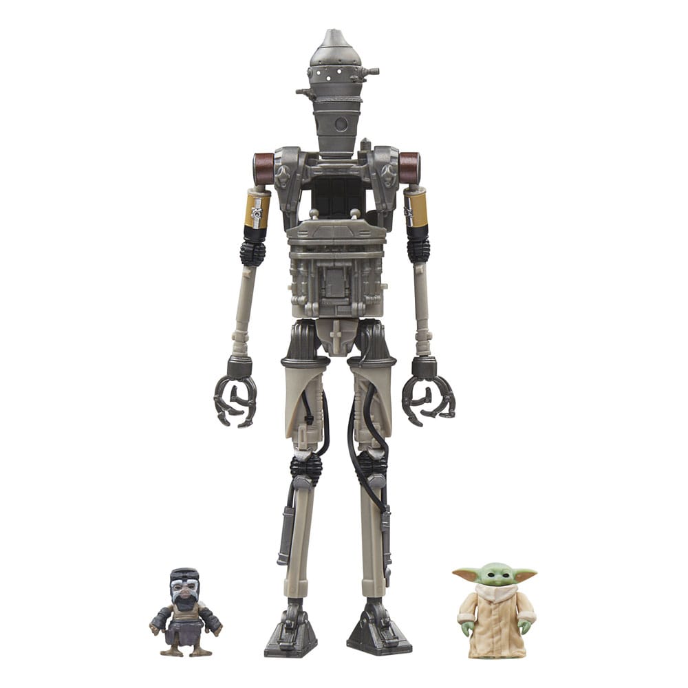 Star Wars: The Mandalorian Vintage Collection Action Figure 3-Pack IG-12, Grogu & Anzellan 10 cm