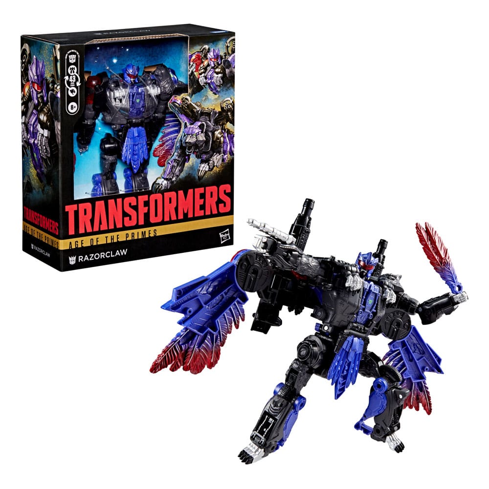 Transformers Age of the Primes Leader Class Action Figure Razorclaw 19 cm