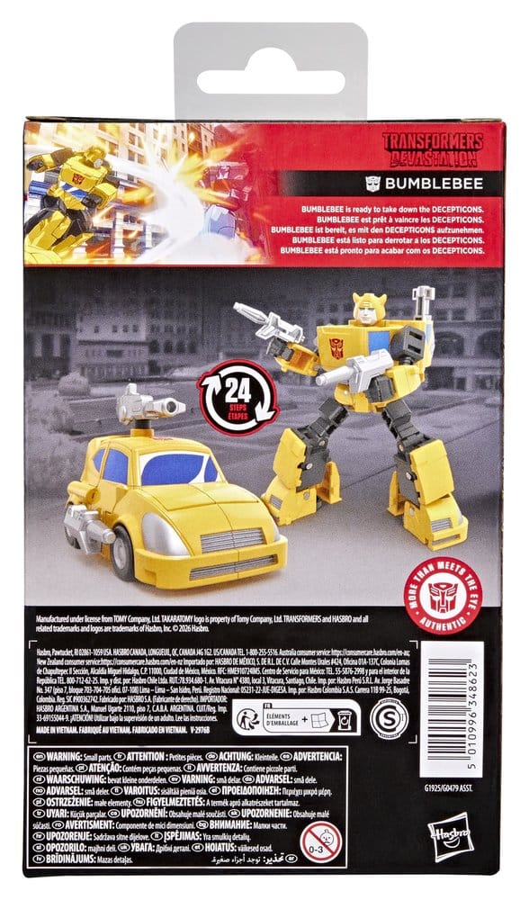 Transformers: Devastation Studio Series Deluxe Class Action Figure Bumblebee 11 cm